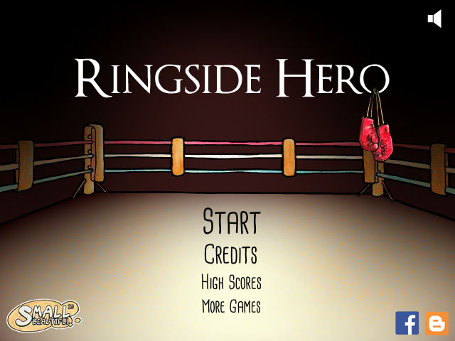 Ringside Hero Title Screen Ringside Hero Title Screen